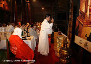 「第33回大和山献油式」焼香